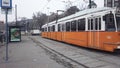 A view on an old Hungarian tram