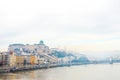 Street view of historic architectural in Budapest, Hungary