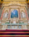 Interior with altar of Saint Stephens Basilica Budapest, Hungary Royalty Free Stock Photo