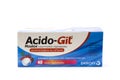 Budapest, Hungary - July 10, 2018: Acido Git drug for stomach ac Royalty Free Stock Photo