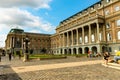 BUDAPEST, HUNGARY 29 JULY 2019: Buda castle ,Royal Palace inner courtyard view Royalty Free Stock Photo