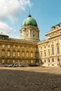 BUDAPEST, HUNGARY 29 JULY 2019: Buda castle ,Royal Palace inner courtyard view Royalty Free Stock Photo