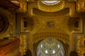 Details of Cupola of St. Stephen`s Basilica in Budapest, Hungary Royalty Free Stock Photo