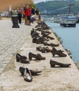 Shoes on the Danube Bank in Budapest