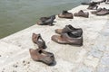 Shoes on the Danube Bank in Budapest