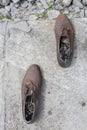 Shoes on the Danube Bank in Budapest