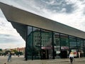 Building and entrance to the subway Szell Kalman ter