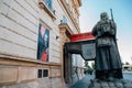 Huge soldier statue in Budapest, Hungary