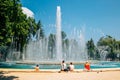 Margaret Island Musical Fountain in Budapest, Hungary