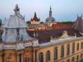 Medieval Gothic Renaissance castle Vajdahunyad in Budapest Royalty Free Stock Photo