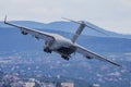 NATO SAC Strategic Airlift Capability HAW Heavy Airlift Wing Boeing C-17A Globemaster III 02 Transport plane flypast Royalty Free Stock Photo