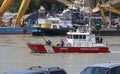 Budapest, Hungary Ã¢â¬â June 11, 2019; Raising action to the surface of the sunken Hableany tour ship