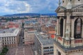 Top view of the city center of Budapest Royalty Free Stock Photo