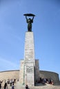 Landmark Liberty Statue of The Citadella in Budapets