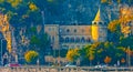 Budapest, Hungary ,mai 15, 2019 Aerial panoramic view of the Budapest with Statue of Liberty, Liberty Bridge and River Danube at