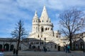 BUDAPEST, HUNGARY - MARCH 12, 2018: Fishermans bastion in Budapest with blue sky