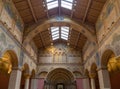 Budapest, Hungary - March 27, 2018: Interior of renovated Roman Hall in Museum of Fine Arts