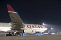 BUDAPEST, HUNGARY - MARCH 5 - QUATAR Airbus A330 Royalty Free Stock Photo