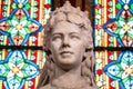 Budapest, Hungary, March 22 2018: Sculpture of Empress Elisabeth of Austria and Queen of Hungary in St. Matthias Church