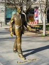 Budapest, Hungary- March 03, 2024: Statue of the former U.S. President Ronald Reagan in Budapest Royalty Free Stock Photo