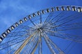 Big paris wheel in the evening Royalty Free Stock Photo