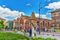 BUDAPEST, HUNGARY-MAY 06, 2016: Great Market Hall- largest and o Royalty Free Stock Photo