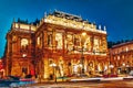 BUDAPEST, HUNGARY-MAY 05,2016: Hungarian State Opera House  is a neo-Renaissance opera house located in central Budapest Royalty Free Stock Photo