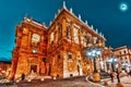 BUDAPEST, HUNGARY-MAY 05,2016: Hungarian State Opera House  is a neo-Renaissance opera house located in central Budapest Royalty Free Stock Photo