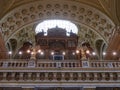 BUDAPEST, HUNGARY- MAY, 26, 2019: the interior looking towards the pipe organ of st stephen`s basilica in budapest Royalty Free Stock Photo