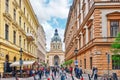 BUDAPEST, HUNGARY-MAY 02, 2016: St. Stephen Basilica in Budapest at Royalty Free Stock Photo