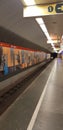Budapest, Hungary - 2019.06.05.: Metro line 3 subway station in Budapest Royalty Free Stock Photo