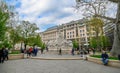 Mihaly Vorosmarty Monument in Budapest, Hungary