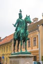 Budapest, Hungary - 11.11.2018: The monument to Count Andras Hadik von Futak