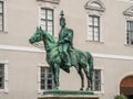 Budapest, Hungary - 11.11.2018: The monument to Count Andras Hadik von Futak