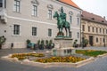 Budapest, Hungary - 11.11.2018: The monument to Count Andras Hadik von Futak