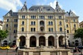 the newly renovated old landmark Ballet Institute building in Budapest. the Marriott Bonvoy W hotel Royalty Free Stock Photo
