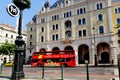 the newly renovated old landmark Ballet Institute in Budapest. Marriott Bonvoy W hotel Royalty Free Stock Photo