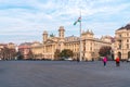 Budapest, Hungary - November 12, 2018 luxury building of the Ethnographic Museum