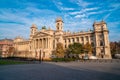 Budapest, Hungary - November 12, 2018 luxury building of the Ethnographic Museum