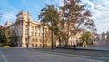 Budapest, Hungary - November 12, 2018 luxury building of the Ethnographic Museum