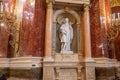 Saint Gerard of Csanad Szent Gellert Statue at St. Stephens Basilica Interior - Budapest, Hungary Royalty Free Stock Photo