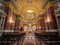 St. Stephens Basilica Interior - Budapest, Hungary Royalty Free Stock Photo