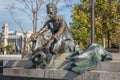 Statue of Attila Jozsef - Budapest, Hungary