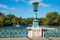 The City Park is a public park one of Hungary`s World Heritage sites in Budapest. Royalty Free Stock Photo