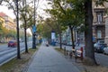 Walking alley in Budapest city center