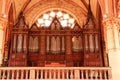 Budapest, Hungary organ in Gothic style Church of St. Elizabeth