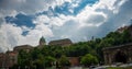 Budapest, Hungary: Royal Palace, Buda Castle on the Danube River in Budapest Royalty Free Stock Photo