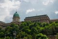 Budapest, Hungary: Royal Palace, Buda Castle on the Danube River in Budapest Royalty Free Stock Photo