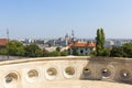 Fisherman Bastion, view on gothic Hungarian Parliament Building, Budapest, Hungary Royalty Free Stock Photo