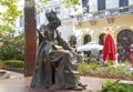 The statue of the famous Hungarian musician Franz Liszt